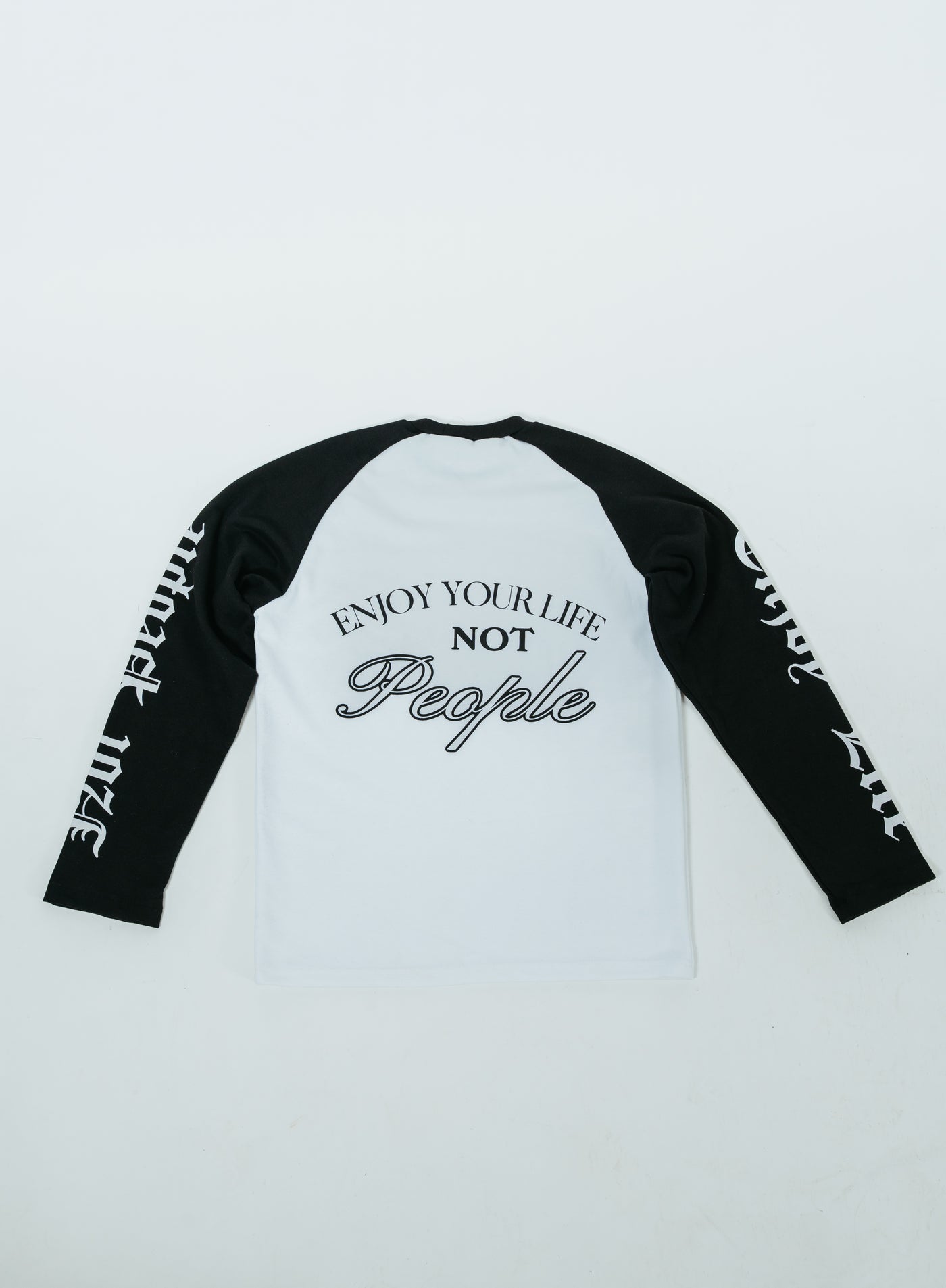 TRACKSUIT LONG SLEEVE & PANT BLACK&WHITE