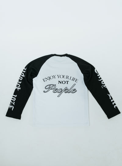 TRACKSUIT LONG SLEEVE & PANT BLACK&WHITE