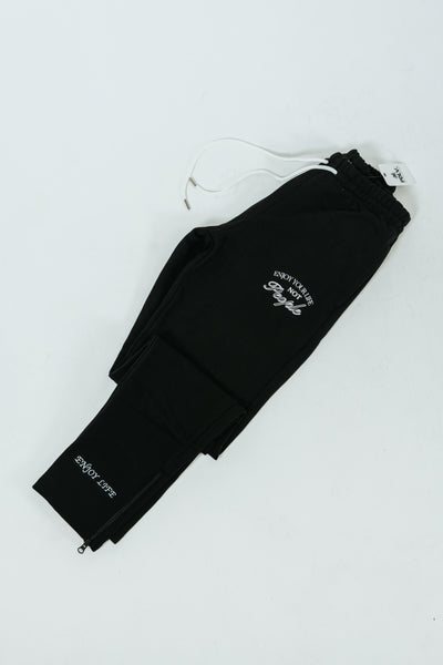 TRACKSUIT LONG SLEEVE & PANT BLACK&WHITE