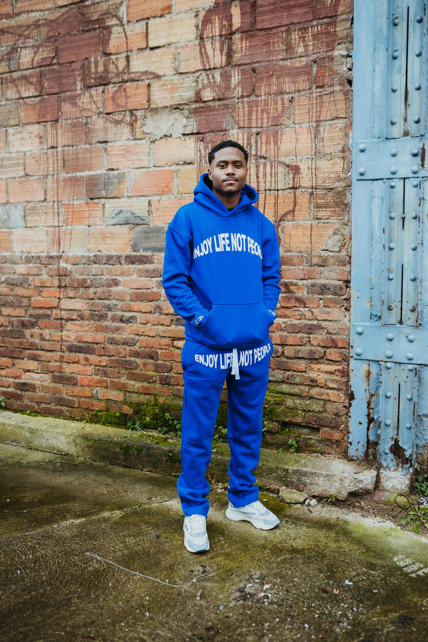 Tracksuit For’Enjoy Bleu&White