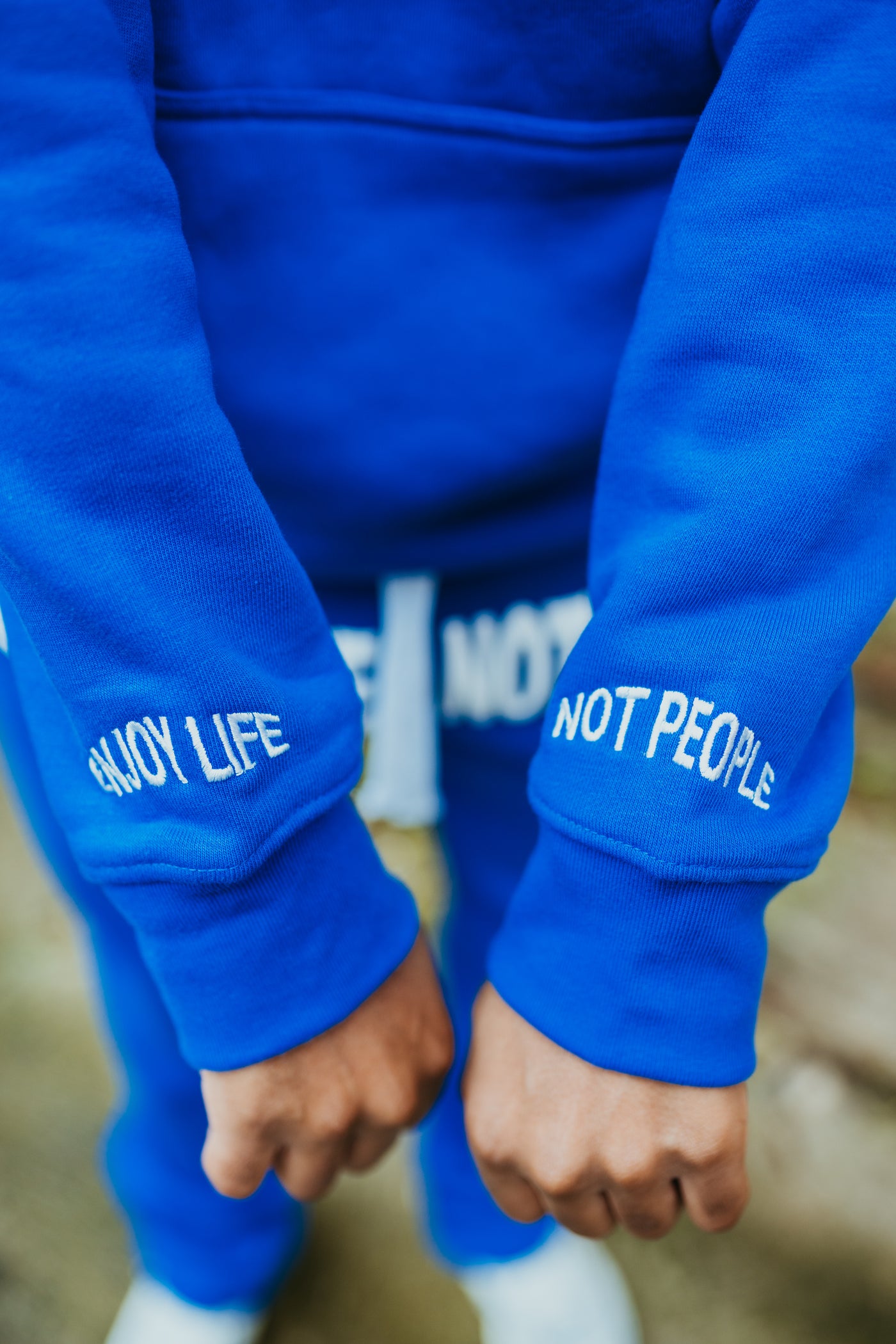 Tracksuit For’Enjoy Bleu&White