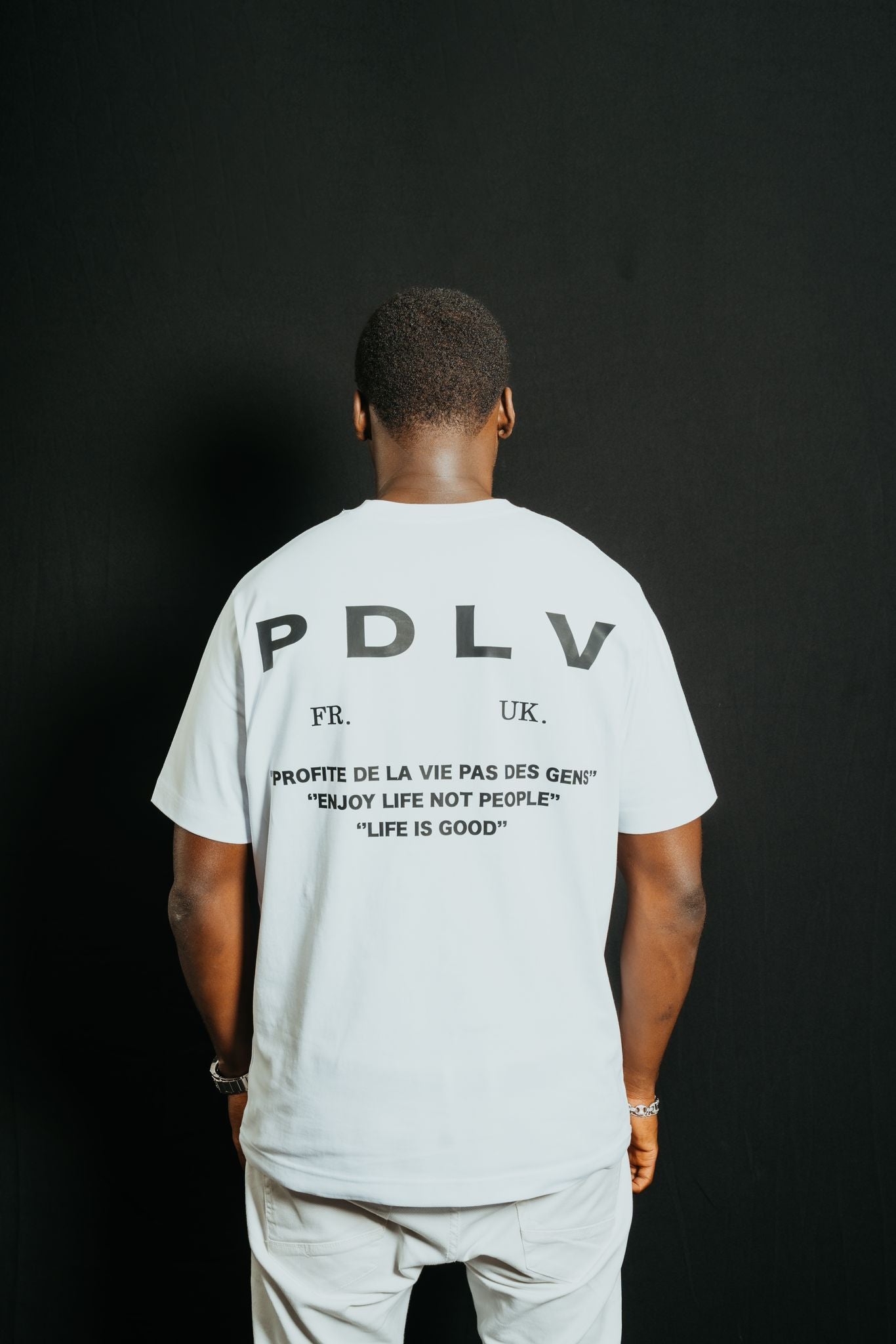 T-Shirt Blanc signature en coton