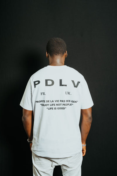 T-Shirt Blanc signature en coton